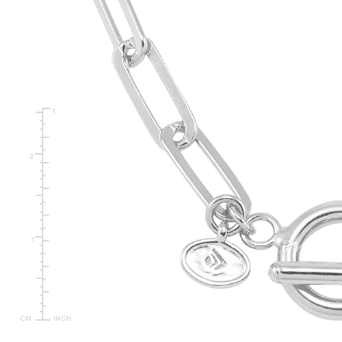 'Let's Link' Chain Necklace in Sterling Silver, 17" - Image 6